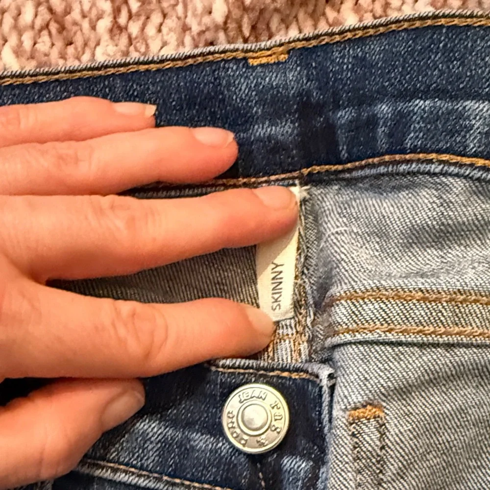 rag & bone Dark Blue Skinny Jeans - Picture 3 of 3